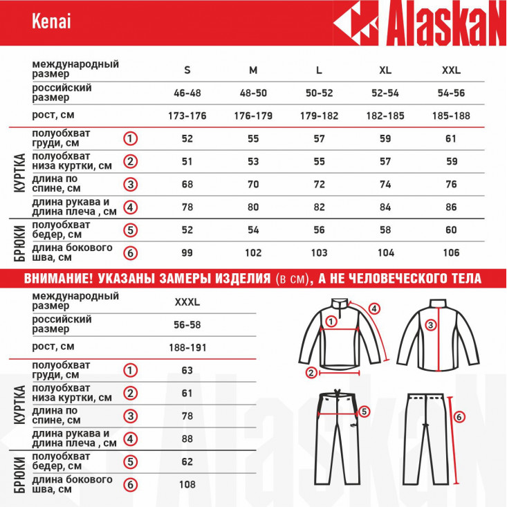 Микрофлисовый комплект Alaskan Kenai черный XL